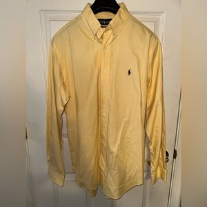 Ralph Lauren Classic Fit Yellow Shirt